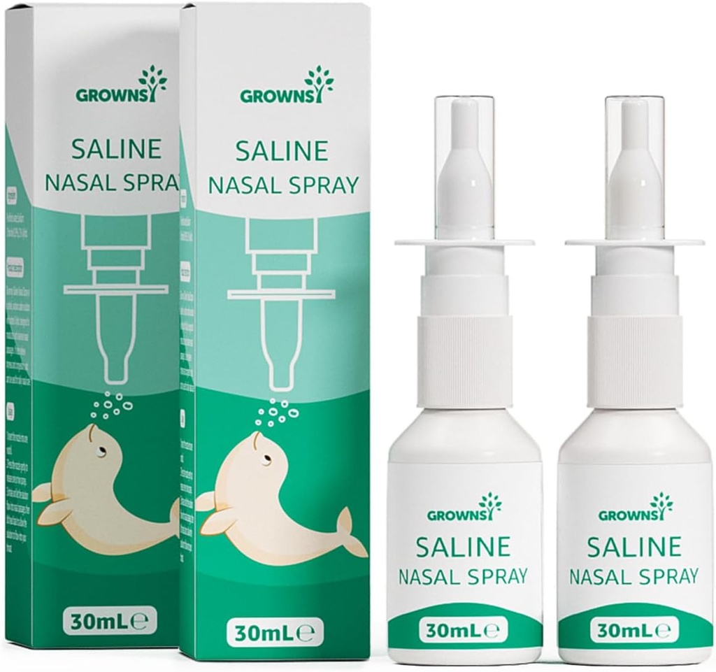 ΧΡΩΜΑ Baby saline Nasινικό σπρέι, 2 PCS φυσικό Nasινικό σπρέι με ξυλιτόλη, μη-αλκοολική, άμεση ανακούφιση της Nasνικής συμφόρησης και καθημερινή φροντίδα