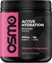 Osmo Active Hydration Electrolyte Powder (20 μερίδες) - Περιλαμβάνει Νάτριο, Μαγνήσιο, Κάλιο, Καρβίδια & Βιταμίνες, Ζάχαρη από ζαχαροκάλαμο - Όλα Φυσικά, 3X Γρηγορότερη ενυδάτωση, Ενισχύει την Ισχύ & Αντοχή, Βατόμουρο