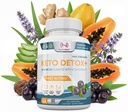Detox Cleanse for Weight Loss - Φυσικό έντερο & Εντερικά χάπια καθαρισμού - ιδιόκτητο μείγμα με Psyllium Husk - Keto Detox για γυναίκες & άνδρες - Μη-GMO, NSF Certified, Made in USA - 60 Κάψουλες