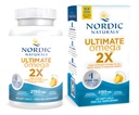 Σκανδιναβικά φυσικά Ultimate Omega 2X, Lemon Flavor - 60 μαλακά γέλη - 2150 mg Omega-3 - Ιχθυέλαιο υψηλής ισχύος με EPA & DHA - Προάγει την υγεία του εγκεφάλου και της καρδιάς - μη GMO - 30 Υπηρεσίες