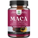 Maca Root Capsules for Women - Potent Herbal Supplement with Female Enhancing Blend of Red Yellow & Black Maca Root - Non-GMO Certified Vegan and Gluten-Free with No Artificial Colors - 60 Count