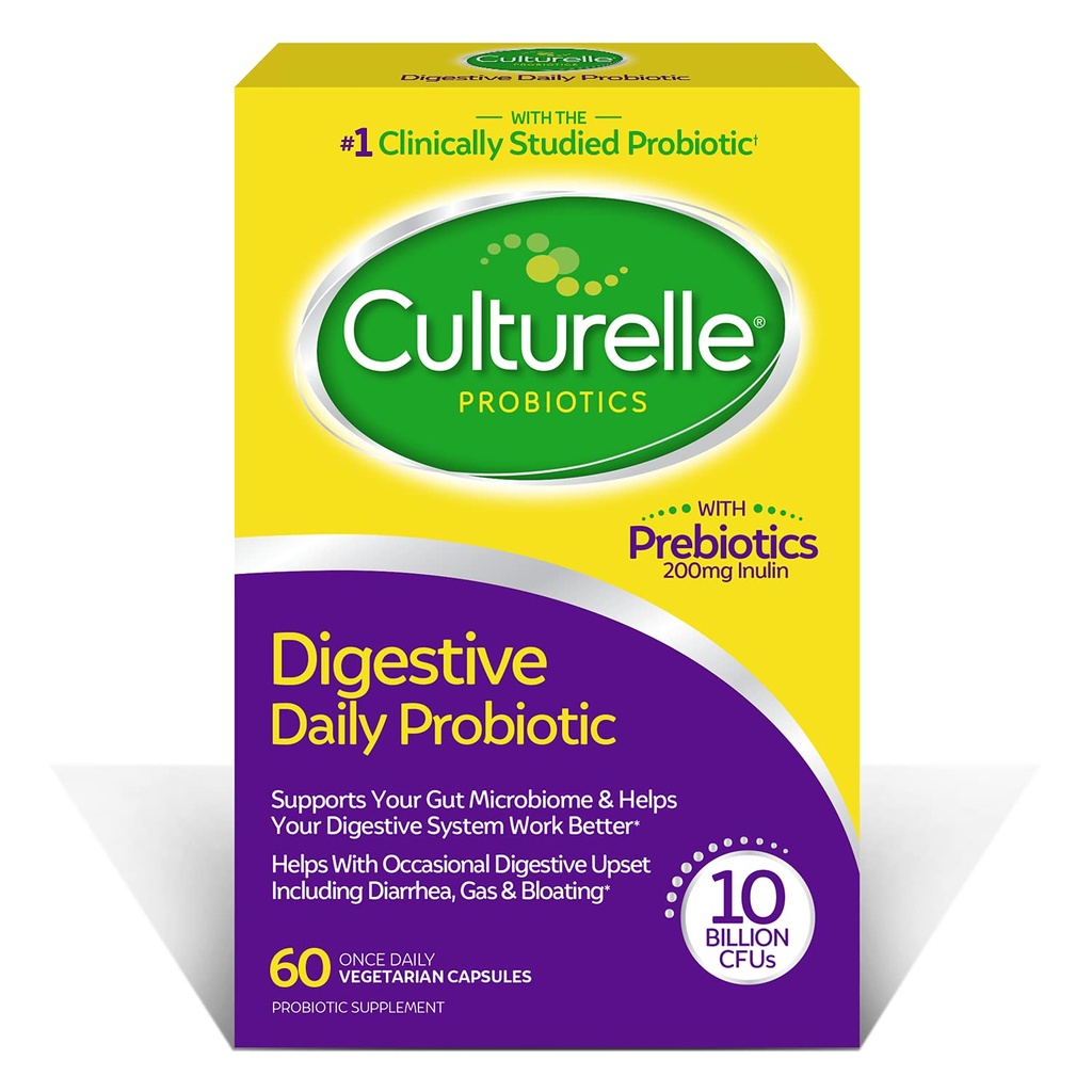 Culturelle Daily Probiotic, Digestive Health Capsles, 60 Count
