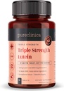 Pureclinica Lutein 30mg με Zeaxanthin 1000mcg – Triple Strength Supplement, 90 Tablets (3 Μήνας Προσφορά)