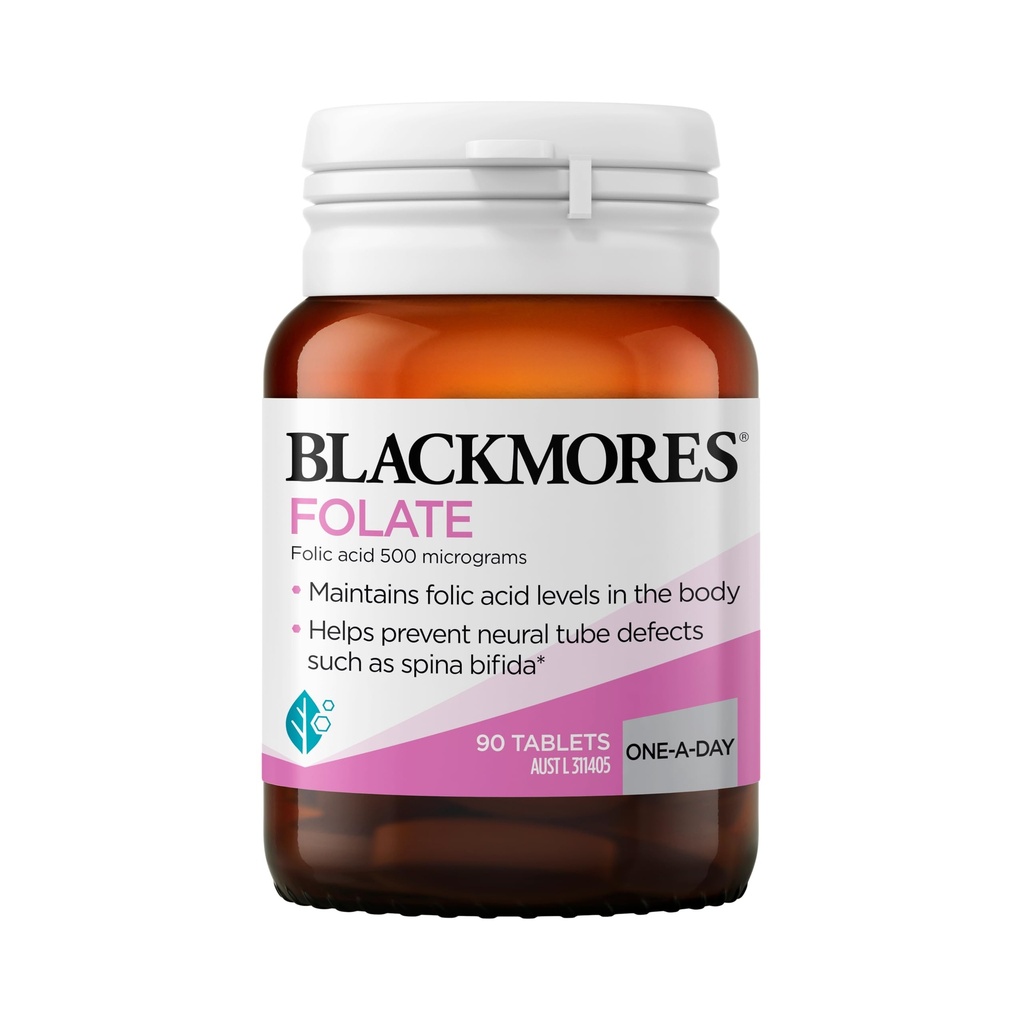Blackmores Folate 500mcg 90 δισκία Φολικό οξύ