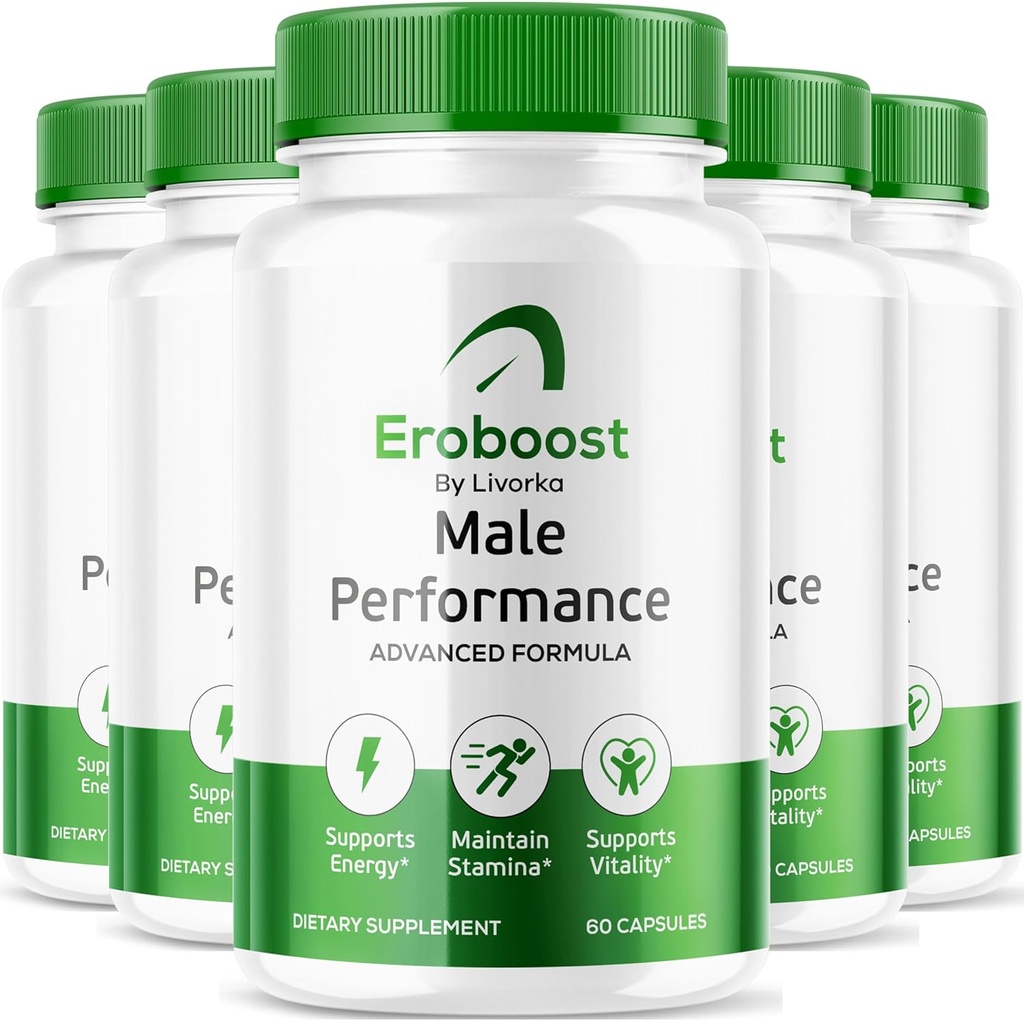 (5 Pack) Eroboost συμπλήρωμα για τους άνδρες - επίσημη χάπια Ero Boost, EroBoost κάψουλες υποστήριξης, EroBoost Advanced Formula, EroBoost συμπλήρωμα, Ero Boost, 300 κάψουλες για 5 μήνες