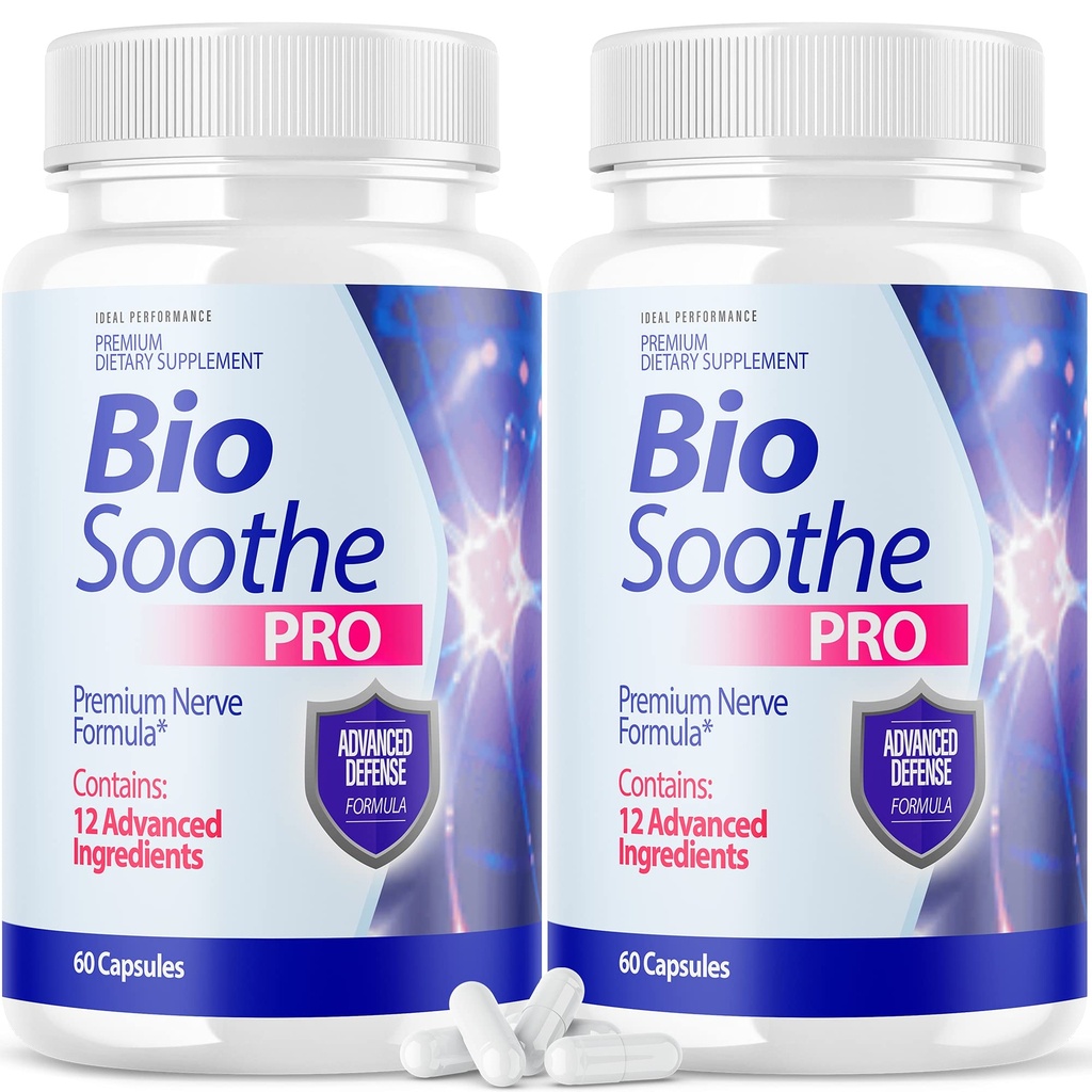 ΙΔΕΑΛΙΚΗ ΕΠΙΔΟΣΕΙΣ (2 Pack) Biosoothe Pro Neuropathy treatment Capule for Nerve Pain Repair Pills Bio Soothe Premium Formula Supplement Alpha Fix Neeve (120 Κάψουλες)