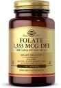 Solgar Folate 1, 333 mcg DFE, 100 δισκία - 800 mcg Βιο- δραστικό μεταφολίνη - Υγεία της καρδιάς - Μη-GMO, Vegan, Χωρίς γλουτένη, Χωρίς γαλακτοκομικά, Kosher - 100 σερβιρίσματα