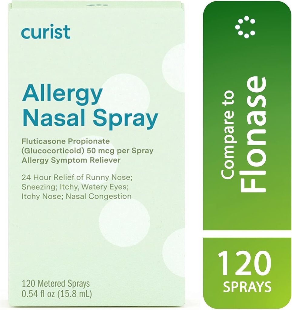 Σπρέι Αλλεργίας Κουριστών (120 Sprays per Bottle) 50 mcg Per Spray - Καθημερινή Σπρέι Αλλεργίας