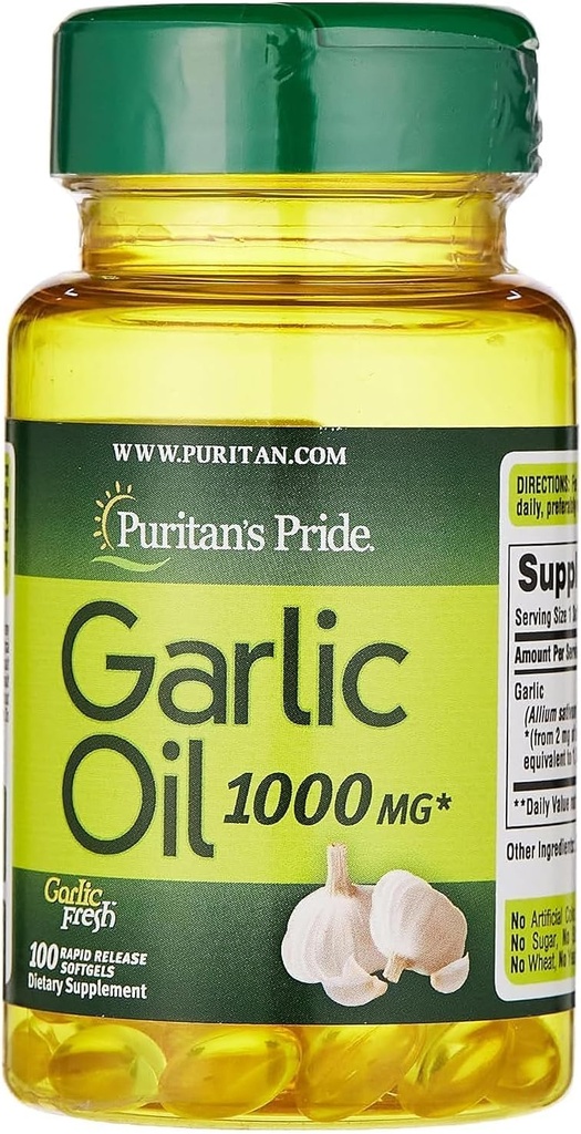 Puritan's Pride Σκόρδο 1000 mg 100 Softgels