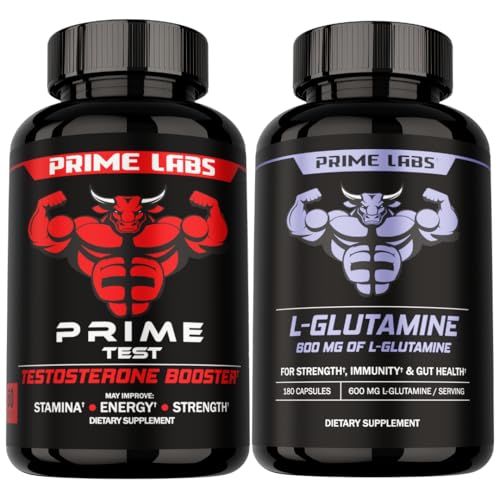 Prime Labs Prime Test + L Κάψουλες Γλουταμίνης