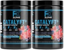 FXSUPPS Catalyft Pre-Workout Powder Drink for Men & Women Blitz Berry Blast Mix with Creatine, Caffeine & Beta-Alanine 