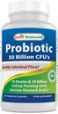 Best Naturals Probiotic 10 Strains & 30 Billion CFU Εντερική Χλωρίδα, 120 κάψουλες Veggie - Ράφι Σταθερό προβιοτικό (4146365)