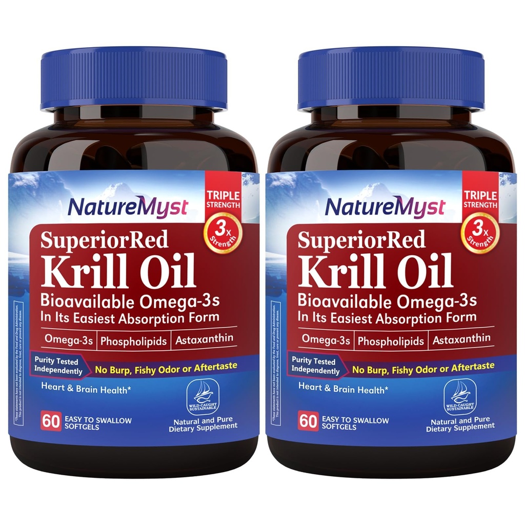 Έλαιο κριλ Ανταρκτικής 1000 mg Softgels, Omega-3s Krll Oil, EPA, DHA, Ασταξανθίνη & φωσφολιπίδια, Heart Health, 120 Softgels, Non-GMO, No Gluten, Made in The USA