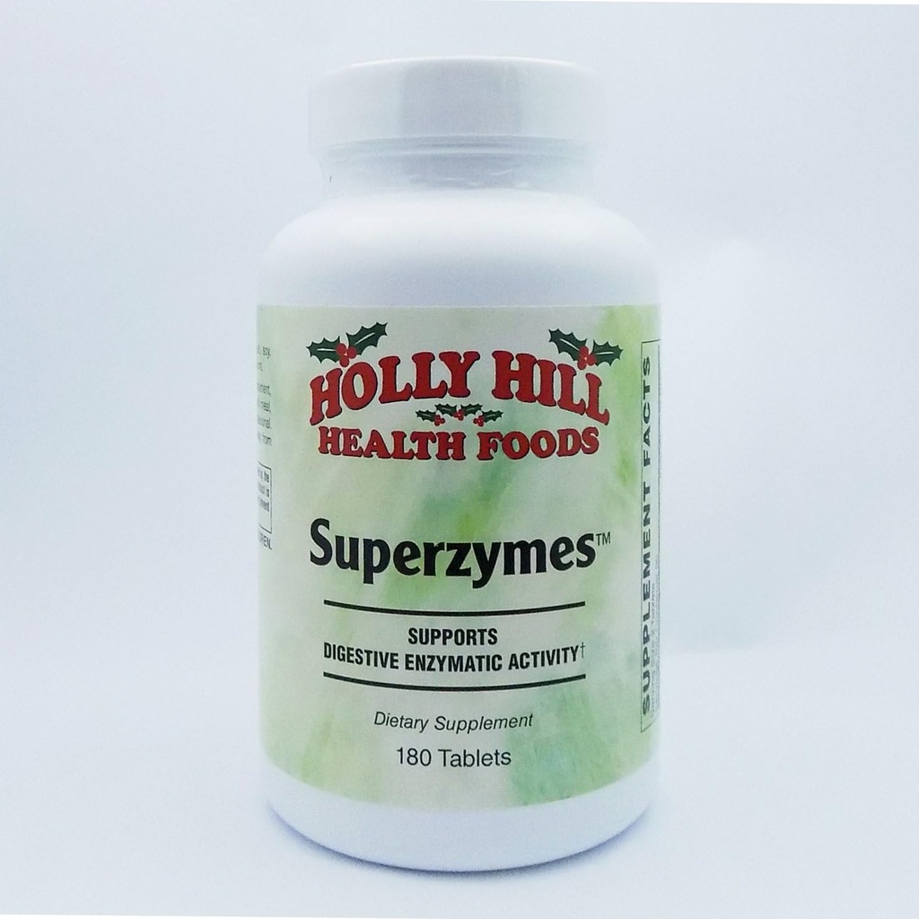 Holly Hill Health Foods, Superzymes, 180 δισκία
