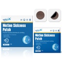 16ct Motion Sickness Patches – Sea Sickness Patches for Cruise, Car, Airplane, and Other Travel – Μη Νυσταγμένος, Αποτελεσματικός, Διαρκεί 72 ώρες