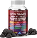 Χωρίς ζάχαρη Ζεόλιθος Detox Gummies Shilajit Saffron Probiotics Chlorella Psyllium Husk Saffron Leaf Μαγνήσιο Κιτρικό γάλα ψευδάργυρου Thistle Heavy Metal Kids Adults Ενέργεια και εστίαση