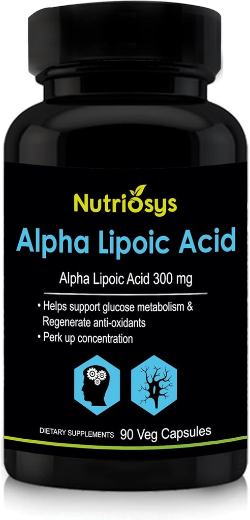 Συμπλήρωμα ALA – Alpha Lipoic Acid 300mg 