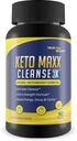 Keto Maxx Cleanse 3X - Keto Friendly Cleanser - 90 Day Supply - Καθαρισμός & Detox Υποστήριξη - Βοήθεια Απορρίμματα, Τοξίνες, & Προσμείξεις - Aid Digestation, Υγεία των Ούρων, & Μειωμένη Φλεγμονή - Ενισχύστε την ενέργεια