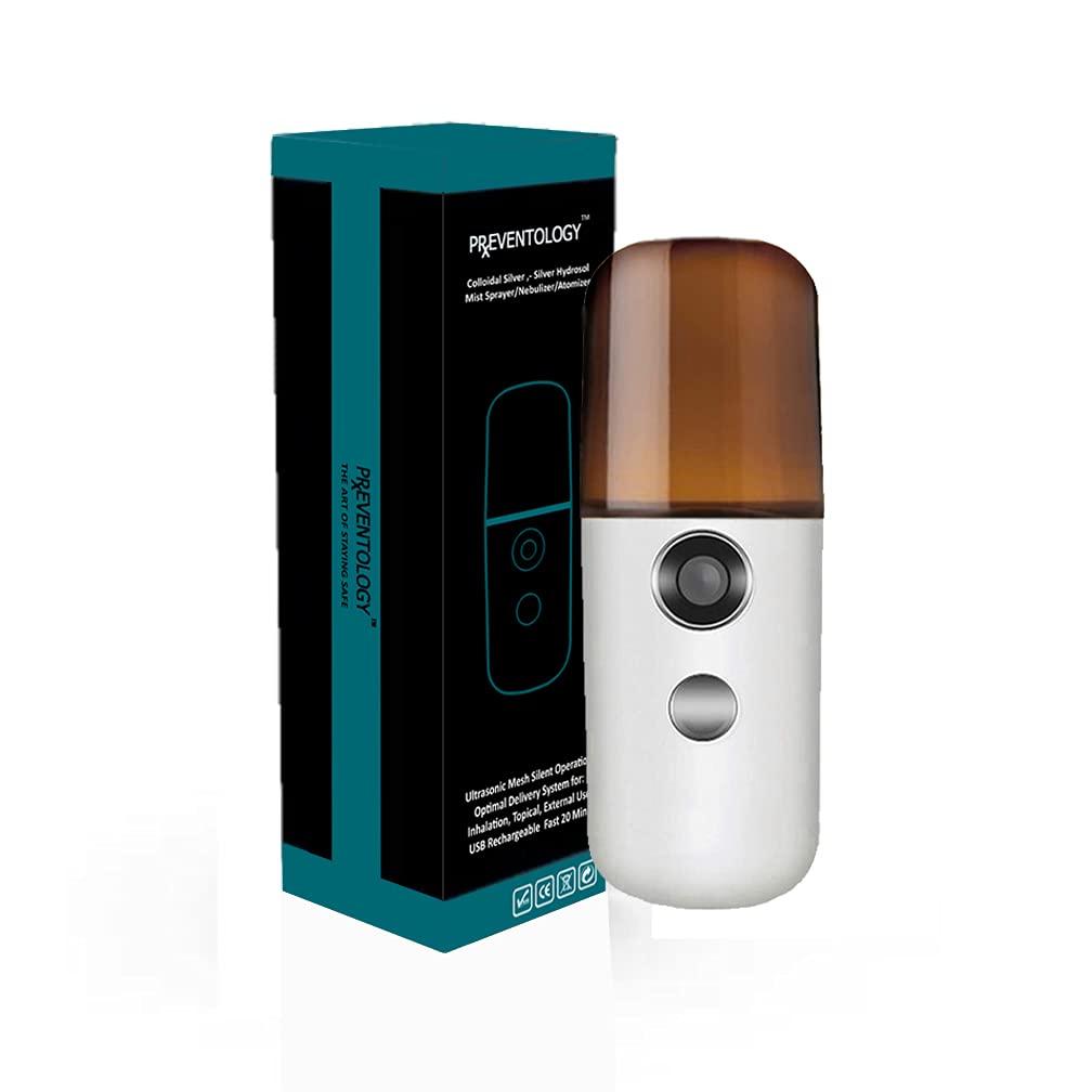 Proventology Colloyal Silver Mist Sprayer - Επαναφορτιζόμενος υπερήχων Mash - Σιωπηλή λειτουργία