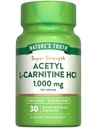 Nature's Truth Acetyl L-Καρνιτίνη 1000mg  Συμπλήρωμα