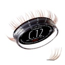Lashify Curl 12mm Gossamer Eyelash Extensions Refill, Ginger χρώμα, DIY Ψεύτικες βλεφαρίδες για μια φυσική εμφάνιση