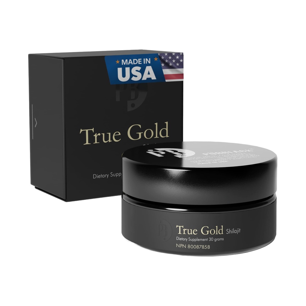 Ζωντανή Resin Pure Gold Shilajit - Βιολογικό συμπλήρωμα Shilajit με πάνω από 80 Ορυκτά - Υψηλή βιοδιαθεσιμότητα & Αντιοξειδωτική υποστήριξη Ορυκτό συμπλήρωμα - Αυθεντικό χρυσό εγχυμένο Resin 
