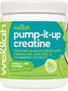Wellah Creatine for Women (50 Servings, Coconut Lime) - Κρεατίνη Μονοένυδρη με Dandelion & Cranberry Extract