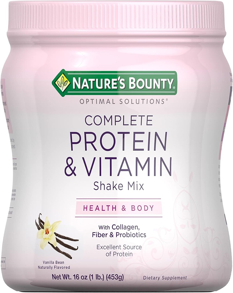 Nature's Bounty Optimal Solutions Protein Powder with Vitamin C