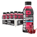 Protein2o Ενυδάτωση Ποτό - 2-σε-1 Liquid Clear Whey Protein Isolate and Electrolyte Drink - 15g Πρωτεΐνη, Βιταμίνες B5, B6 - Μετά την προπόνηση ανάκτηση - 16.9 Fl Oz - 12 Count Wild Cherry