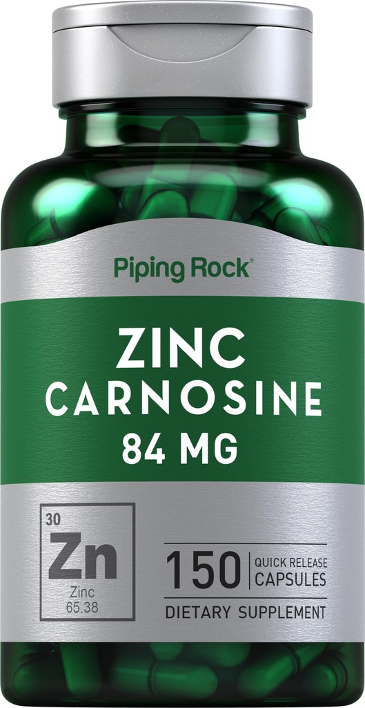 Piping Rock Ψευδάργυρος Carnosine συμπλήρωμα 