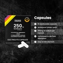 Καψάκια Ενυδάτωσης ακριβείας - 15 Κυψέλες συσκευασμένες (αδιάβροχες) / Καψάκια Αλάτι - Combat Cramp - Δεν τεχνητά συστατικά, Digestion-Friendly Formula - Χωρίς γλουτένη, Vegan Friendly (1-Pack)