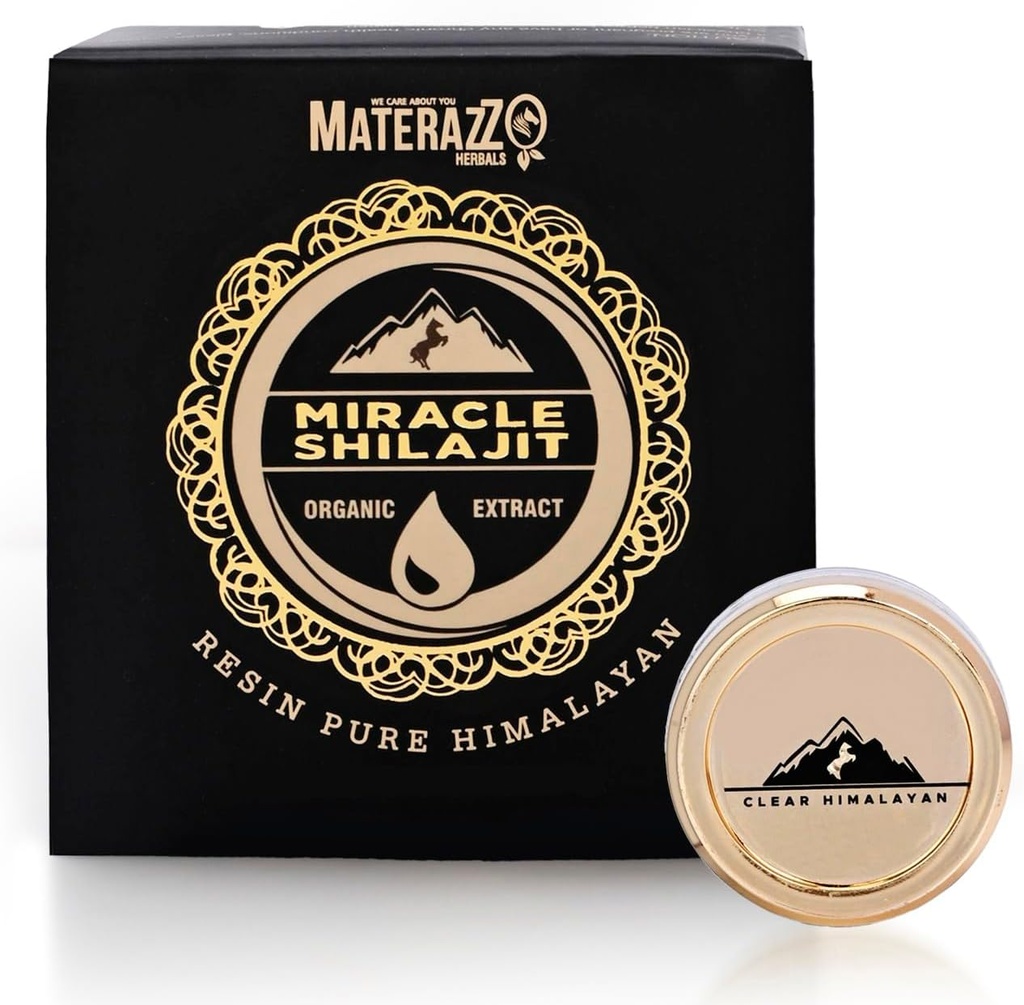 Pure Himalayan Shilajit Resin 10g (1 Pack) - Βιολογικό συμπλήρωμα χρυσού βαθμού με 85+ Trace Minerals, Fulvic Acid - Υποστηρίζει τη ζωτικότητα και τη συνολική ευεξία - Ιδανικό για άνδρες και γυναίκες