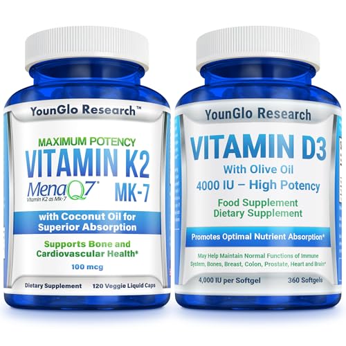 Βιταμίνη D3 4000 IU & Βιταμίνη K2 MK7 100 mcg Συμπληρώματα