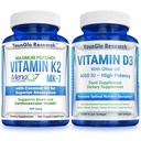 Βιταμίνη D3 4000 IU & Βιταμίνη K2 MK7 100 mcg Συμπληρώματα