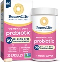 Renew Life Γυναικεία Probiotic Κάψουλες, 50 δισεκατομμύρια CFU Εγγυημένα, Υποστηρίζει το pH Ισορροπία, Κολπικό, Ουρολοίμωξη, Πειθαρχία και Ανοσοποιητική Υγεία(2), L. Rhamnosus GG, Γαλακτοκομικά, Σόγια και Χωρίς Γλουτένη, 30 Count
