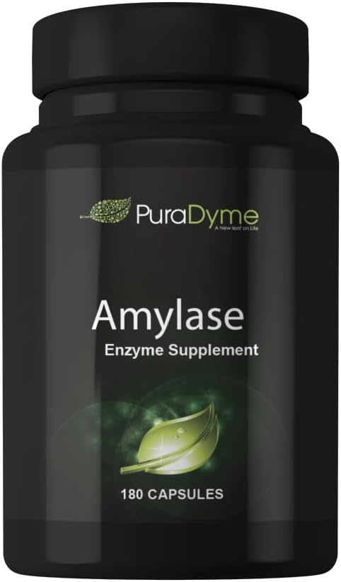 PuraDyme Amylase, 180 κάψουλες
