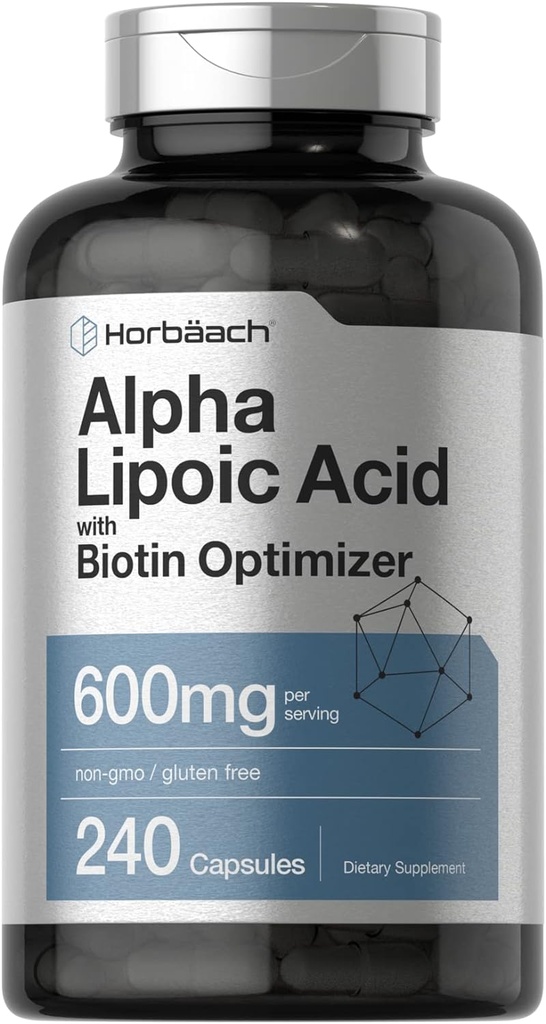 Horbäach Alpha Lipoic Acid 600mg 