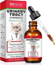 Urinary Tract για γάτες, φυσική γάτα ουροποιητικής λοίμωξης σταγόνα θεραπεία υποστηρίζει την ουροδόχο κύστη, Νεφρική πέτρα, γάτα UTI, Cranberry Kidney Bladder υποστήριξη συμπλήρωμα, κοτόπουλο άρωμα - 60ml / 2.02oz