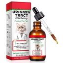 Urinary Tract για γάτες, φυσική γάτα ουροποιητικής λοίμωξης σταγόνα θεραπεία υποστηρίζει την ουροδόχο κύστη, Νεφρική πέτρα, γάτα UTI, Cranberry Kidney Bladder υποστήριξη συμπλήρωμα, κοτόπουλο άρωμα - 60ml / 2.02oz