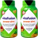 Vitafusion Power Zinc Gummy Βιταμίνη 2 Φιάλη (180 ct Εντελώς.)