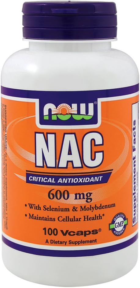 Now Foods NAC 600 mg - 100 Vcaps 8 pack