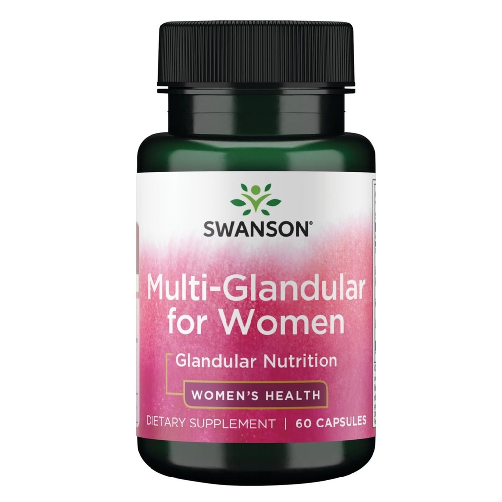 Swanson Multi-GLANDULAR για γυναίκες 60 Cap