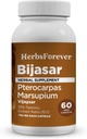 ΒόταναForever Bijasar(Indian Kino Tree, Malabar Kino)-Extra Strength(10:1) Extract,Equiv.to 4800mg Σκόνη Bark Per Serving-Liver Support & Detox Blood Sugar & Purity