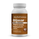 HerbsForever Bijasar(Indian Kino Tree, Malabar Kino)-Extra Strength(10:1) Extract,Equiv.to 4800mg Bark Powder Per Serving-Liver Support & Detox Blood Sugar & Purity|10% Tannins|60 Veg Capsules|800mg
