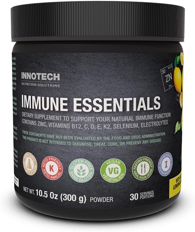 Innotech Nutrition Solutions Immune Essentials, 300 γραμμάρια - άρωμα λεμόνι