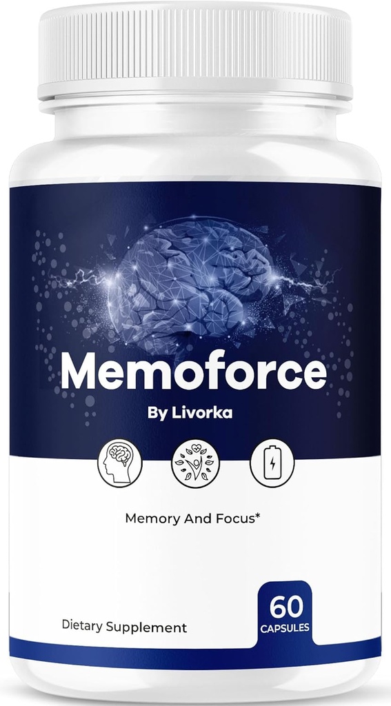 Memoforce Brain Supplement - Επίσημη Memoforce Premium Formula Pills, Advanced Support Memo Force Brain Supplement for Wellness & General Health, Memoforce Reviews, 60 Κάψουλες για 1 μήνα