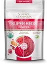 Nature's Goodness Super Reds Powder with Beet Root, Carrot, Ρόδι, και Καρπούζι - Αντιοξειδωτικό Πλούσιο Superfood για την ενέργεια, την υγεία της καρδιάς, και Detox – 16 Υπηρεσίες (8 oz)