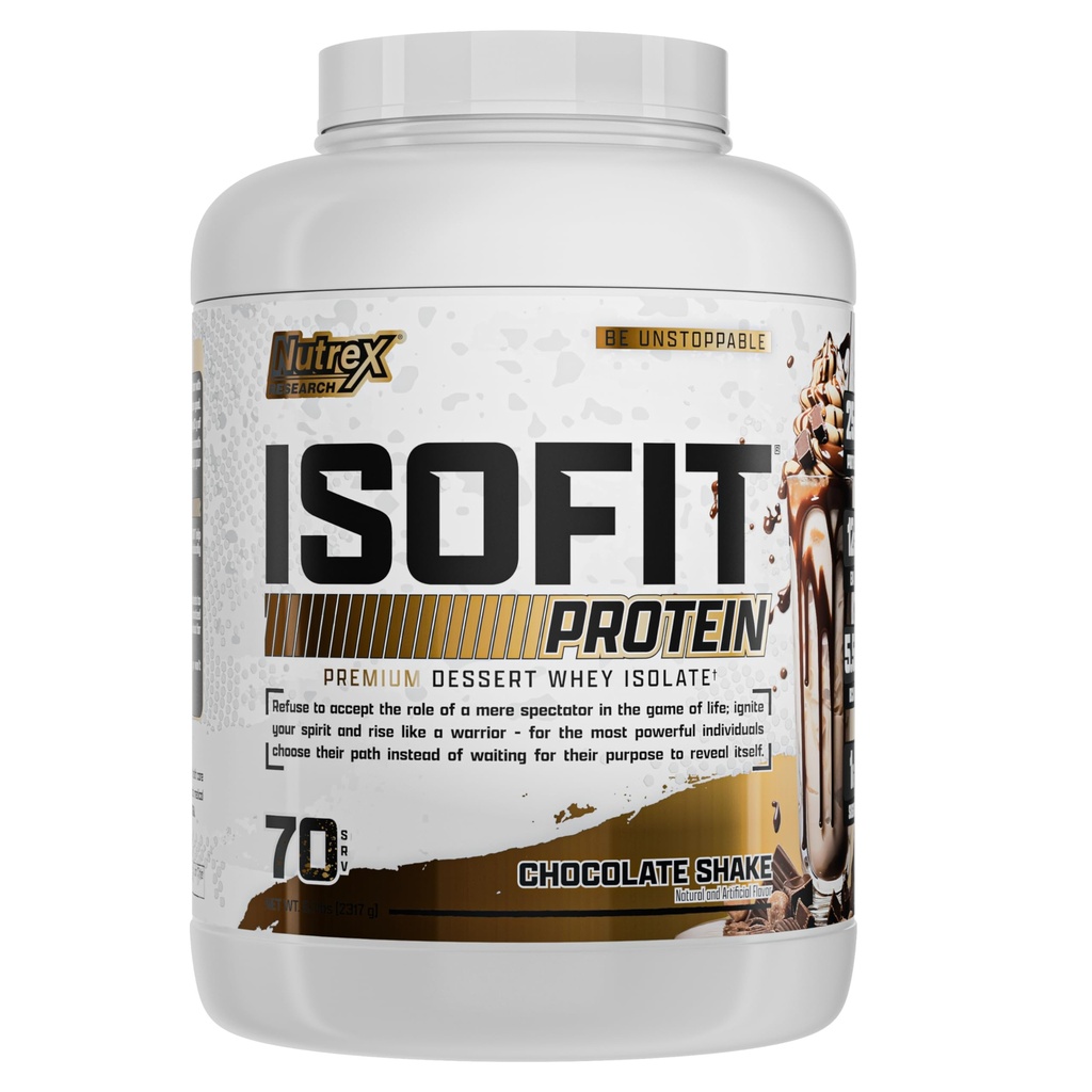 Έρευνα Nutrex IsoFit Whey Protein Powder Στιγμιαίο 100% Whey Protein Isolate (70 μερίδες, Σοκολάτα Shake)