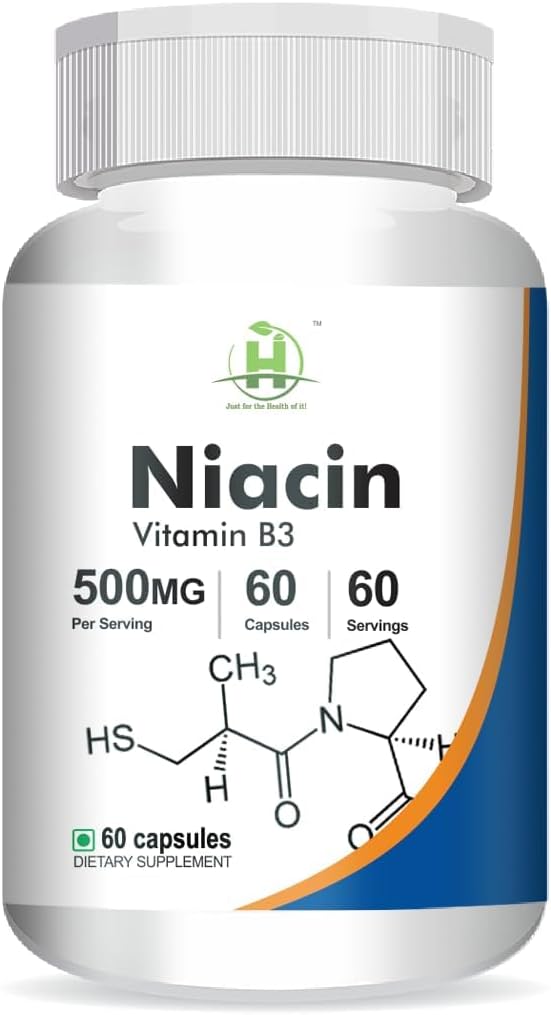 Γενόσημο Νιασίνη (Vitamin B3) 500mg Ενεργειακά Επίπεδα