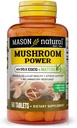 MASON NATURAL Mushroom Power με 95% EGCG και Matcha, Φόρμουλα Βασισμένη σε φυτά με Shiitake, Maitake, Reishi, 60 δισκία